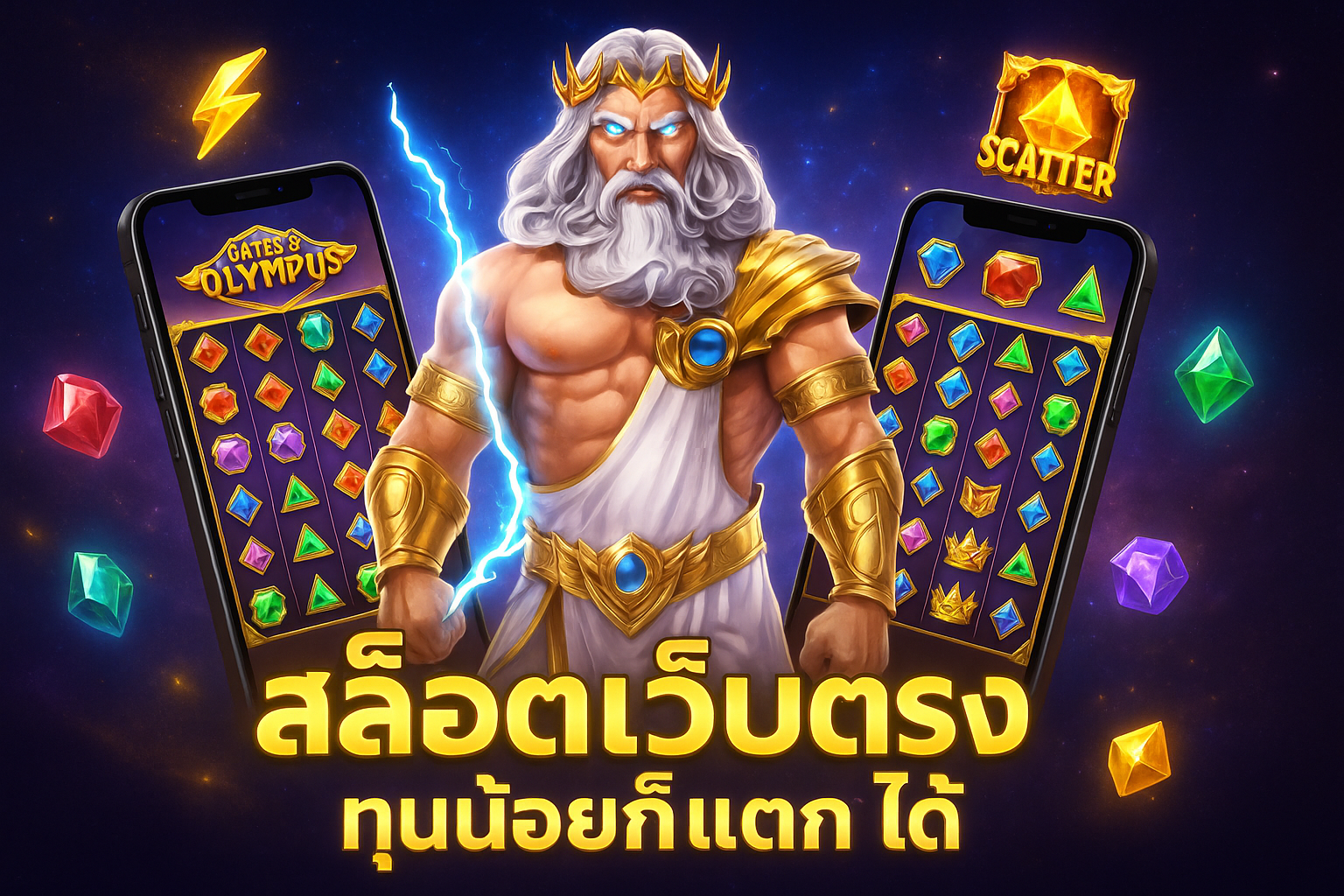 เปิดประสบการณ์ สล็อตเว็บตรง ทุนน้อยก็แตกได้